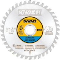 DEWALT Stainless Steel Metal Cutting Saw Blade, 20mm Arbor, 30T, 5-1/2 IN, DWA7771