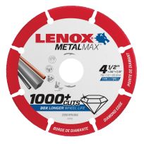 Lenox METALMAX Diamond Edge Cut-Off Wheel, 4.5 IN X 7/8 IN, 1972921