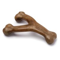 Benebone Wishbone Durable Dog Chew Toy Bacon - Medium, 808600
