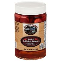 Backroad Country Pickled Hot Polish Sausage, 539645, 8 OZ