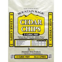Mountain Magic Cedar Chips, MMCCC2CF, 2 CU FT