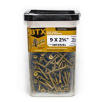 BIG TIMBER® Bronze T-25 Flat Head Wood Screw, 449-Count Bucket, 5BTX9234, #9 x 2-3/4 IN
