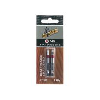 BIG TIMBER® T15 x 2 IN Genuine Torx Power Bits, 2-Pack, T15BP, T15 x 2 IN