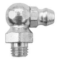 Lubrimatic Grease Fittings, 1/4 IN-28 90 Degree Angle, 10-Pack, LUBR11113