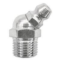 Lubrimatic Grease Fittings, 1/8 IN NPT 45 Degree Angle, LUBR11159