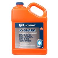 Husqvarna X-Guard Premium All Season Bar & Chain Oil, 610000160, 1 Gallon