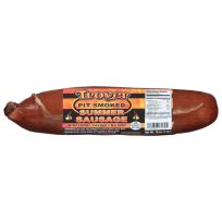 Troyer Pit Smoked Summer Sausage, 539054, 16 OZ