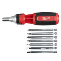 Milwaukee Tool 9-in-1 Square Drive Ratcheting Multi-bit Driver, 48-22-2322