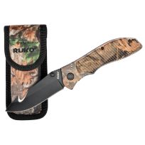 Ruko 3-1/2 IN Folding Blade Gut Hook knife, WX-3D Handle, RUK0106GH-CS