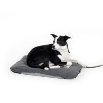K&H Pet Products Lectro-Soft Outdoor Heated Bed, 100546593, Gray, 19 IN x 24 IN