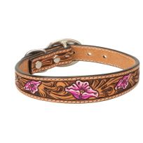 Weaver Pet Collar, 06-2181-17, Pink Floral, 3/4 IN x 17 IN