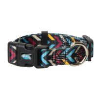 Weaver Pet Patterned Adjustable Snap-N-Go Dog Collar, 07081-40-65, Insignia, Small