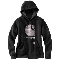 Carhartt Women's Rain Defender Relaxed Fit Midweight "C" Logo Graphic Sweatshirt