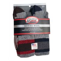 Railroad Sock Men's Merino Wool Socks, 6-Pack