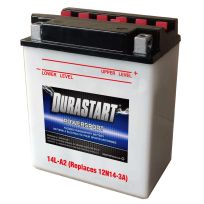 Durastart PowerSport UTV / Motorcycle Battery, 14L-A2