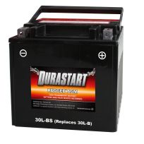 Durastart PowerSport Rugged AGM UTV / Motorcycle Battery, 30L-BS
