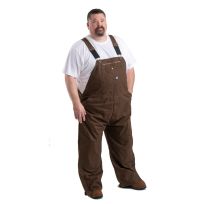 Berne Apparel Men's Heartland Unlined Washed Duck Bib Overall