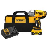 DEWALT 20V MAX XR 1/2 IN High Torque Impact Wrench with Hog Ring Anvil, DCF900P1