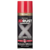 Easycare X-ORUST Paint + Primer in One Gloss Enamel, XOP41-AER, Hot Red, 12 OZ