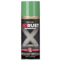Easycare X-ORUST Paint + Primer in One Gloss Enamel, XOP47-AER, Safety Green, 12 OZ