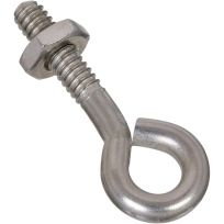 National Hardware Eye Bolt with Nut, 3 /16 IN x 1-1/2 IN, N221-556