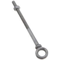 National Hardware Eye Bolt with Nut, Galvanized, 1/4 IN x 4 IN, N245-084