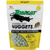 TOMCAT Rough Cut Nuggets Rodent Bait, 32374, 4 LB Tub
