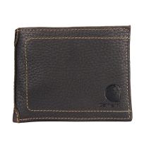 Carhartt Pebble Leather Passcase Wallet, B000021020199, Brown