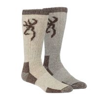 Browning Men's Poplar Wool Blend Boot Socks, 2-Pack