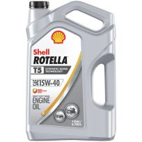 Shell Rotella T5 Synthetic Blend Technology SAE 15W-40 Engine Oil, 550045348, 1 Gallon