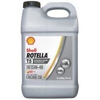 Shell Rotella T5 Synthetic Blend Technology SAE 15W-40 Engine Oil, 550046213, 2.5 Gallon