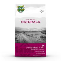 Diamond Naturals® Large Breed Puppy Lamb Rice & Vegetable Dry Dog Food, 22071, 20 LB Bag