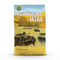 Taste Of The Wild High Prairie Grain Free Roasted Bison & Roasted Venison Recipe Dog Food, 8613946, 14 LB Bag