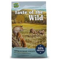 Taste Of The Wild Appalachian Valley Small Breed Canine Recipe with Venison & Garbanzo Beans, 8612710, 28 LB Bag