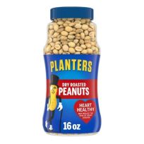 PLANTERS® Dry Roasted Peanuts, 123279, 16 OZ
