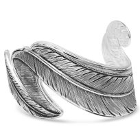 Montana Silversmiths Free Spirit Feather Cuff Bracelet, BC4066