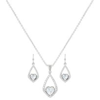 Montana Silversmiths Hearts on a Swing Jewelry Set, JS3032