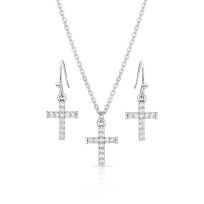 Montana Silversmiths Unwavering Cross Jewelry Set, JS4543