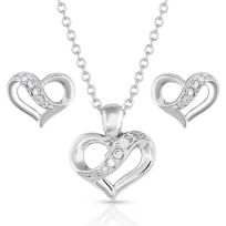 Montana Silversmiths Ribbon 'Round My Heart Hewelry Set, JS5245