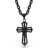 Montana Silversmiths Through The Darkest Night Cross Necklace, NC4025