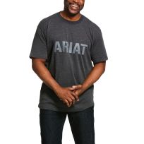 Ariat Men's Rebar Cotton Strong Block Short Sleeve Graphic Work T-Shirt