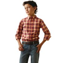 Ariat Boy's Pro Nayel Classic Fit Long Sleeve Western Shirt