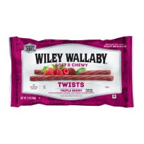 Wiley Wallaby Triple Berry Licorice Twists, 121302, 12 OZ