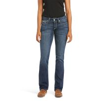 Ariat Women's R.E.A.L. Mid Rise Stretch Ivy Stackable Straight Leg Jean