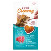 Catit Creamy Lickable Treat, Tuna 5-Pack, 44474, 0.5 OZ Bag