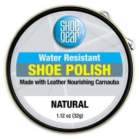 Shoe Gear Paste Polish, 1N1994-3CLER, Clear, 1.12 OZ