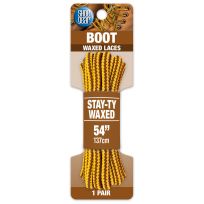Shoe Gear Waxed Boot Laces, 1N311-04, Brown / Gold, 54 IN