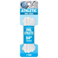 Shoe Gear Oval Athletic Laces, 1N340-14, White, 54 IN