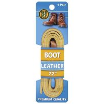 Shoe Gear Boot Laces Leather Flat, 1N314-32, Tan, 72 IN