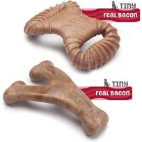 Benebone® Puppy Dental Chew / Wishbone Dog Chew Bacon - Tiny, 2-Pack, 640400